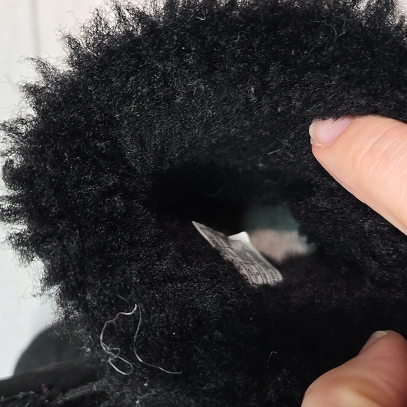 Ugg Australia Women 3280T Bow Back Leather sheepskin boots shoes sz 6 toddler - Picture 6 of 11